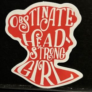 STRONG GIRL STICKER